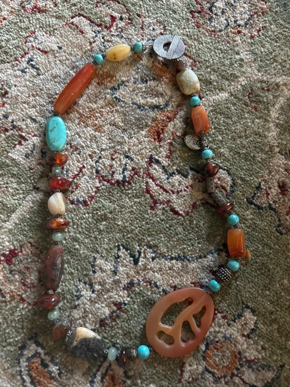 Bohemian Necklace -Stone and Genstones